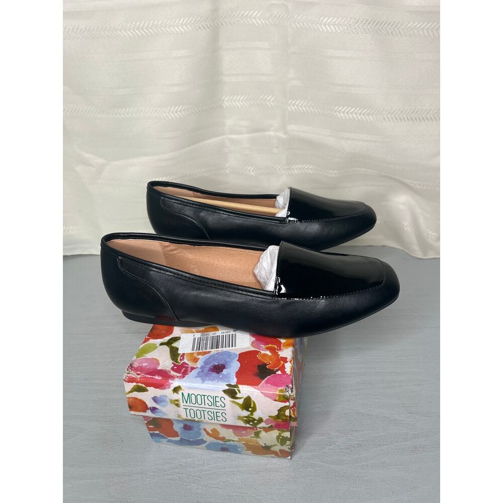 Mootsies Tootsies Edith Moc Toe Loafers Black Womens Size 10M - Picture 11 of 15